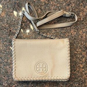 Tory Burch Taupe Crossbody Bag